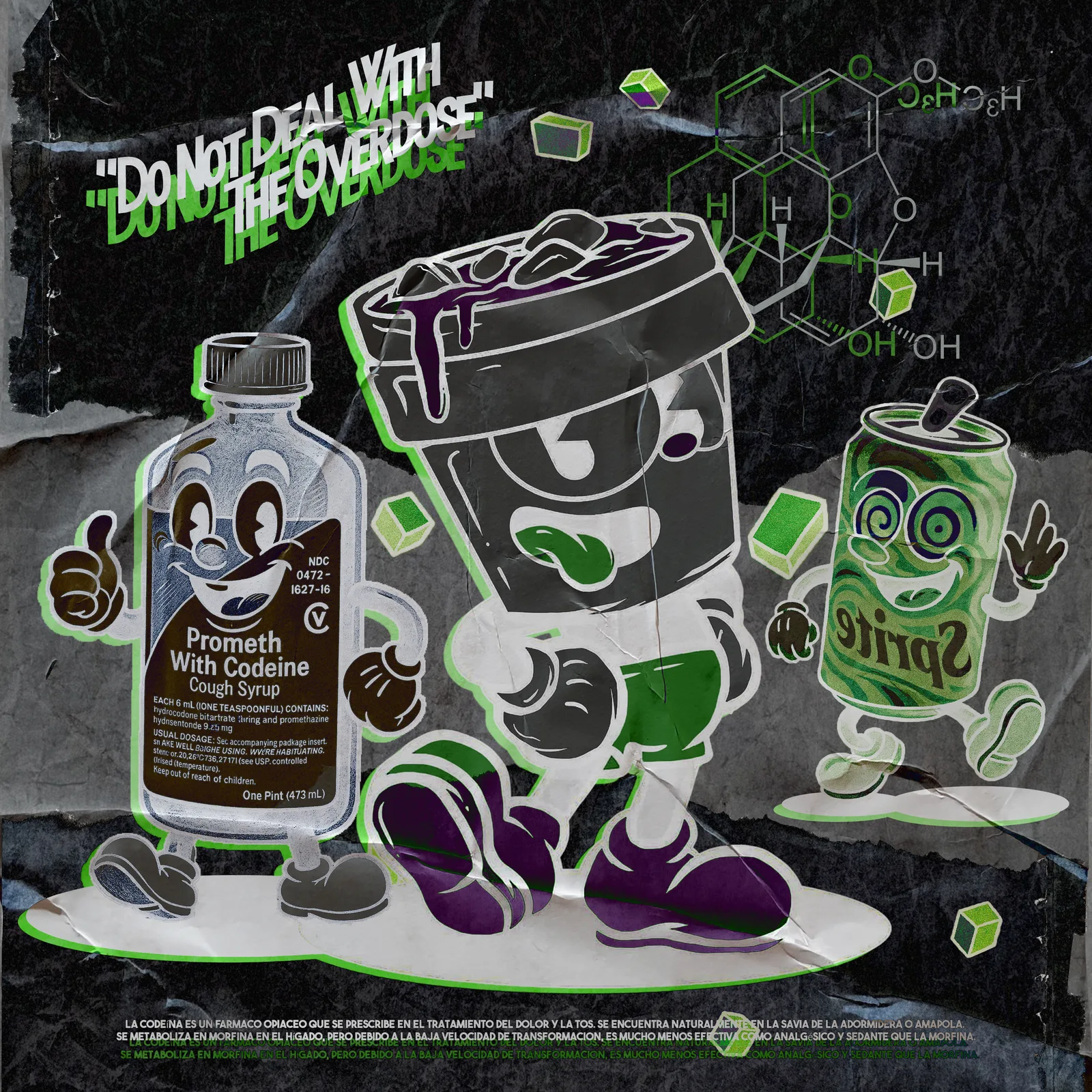 Diseño gráfico — Codeine Guy Verde