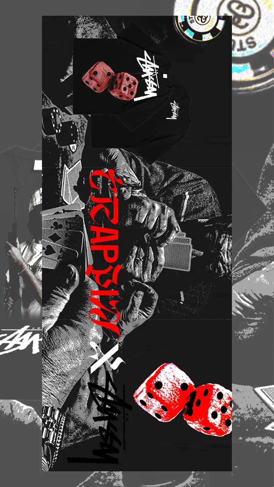 Portada de disco — Trappín, Stussy x Ruleta