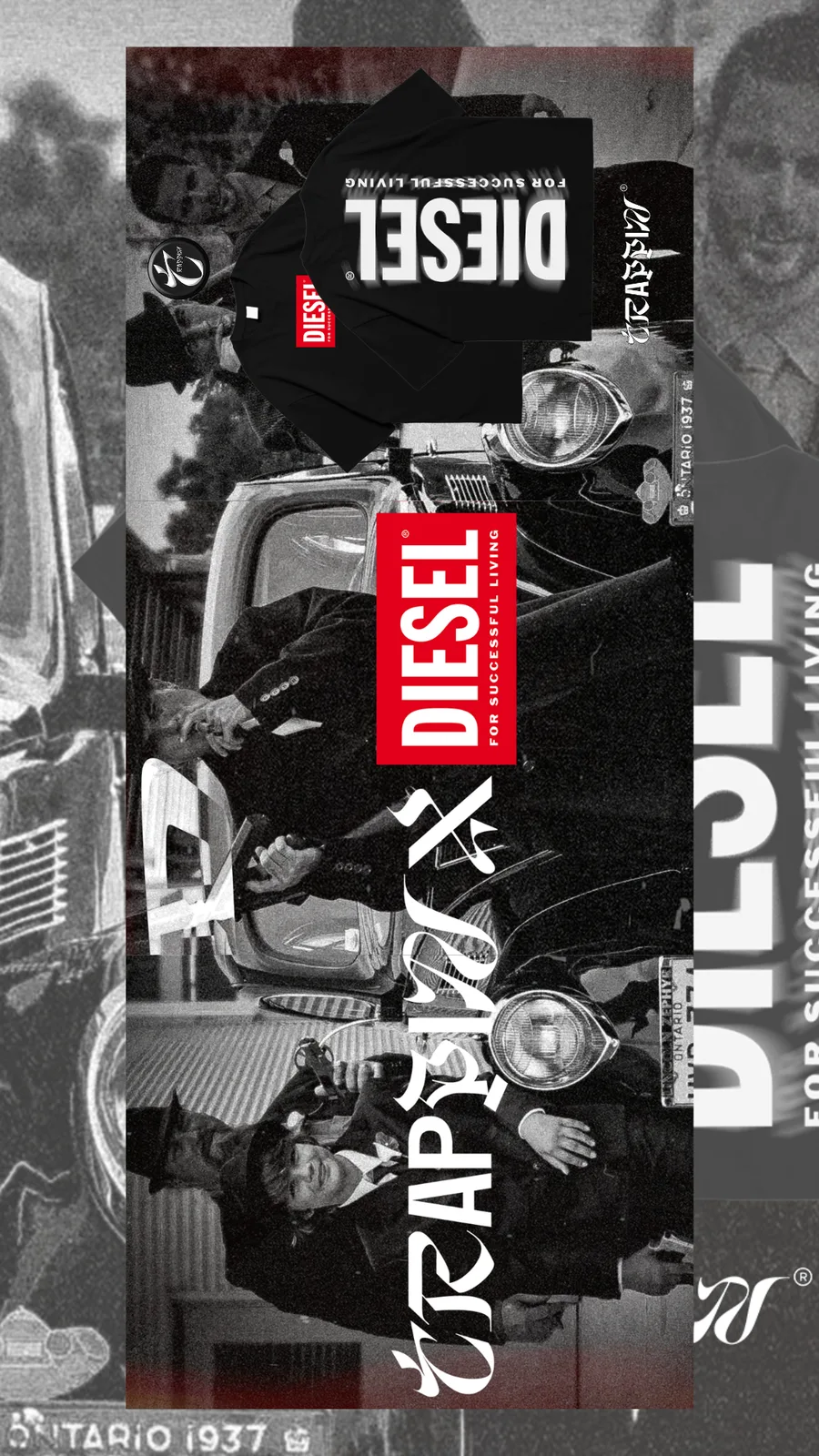 Portada de disco — Trappín, Diesel Collab