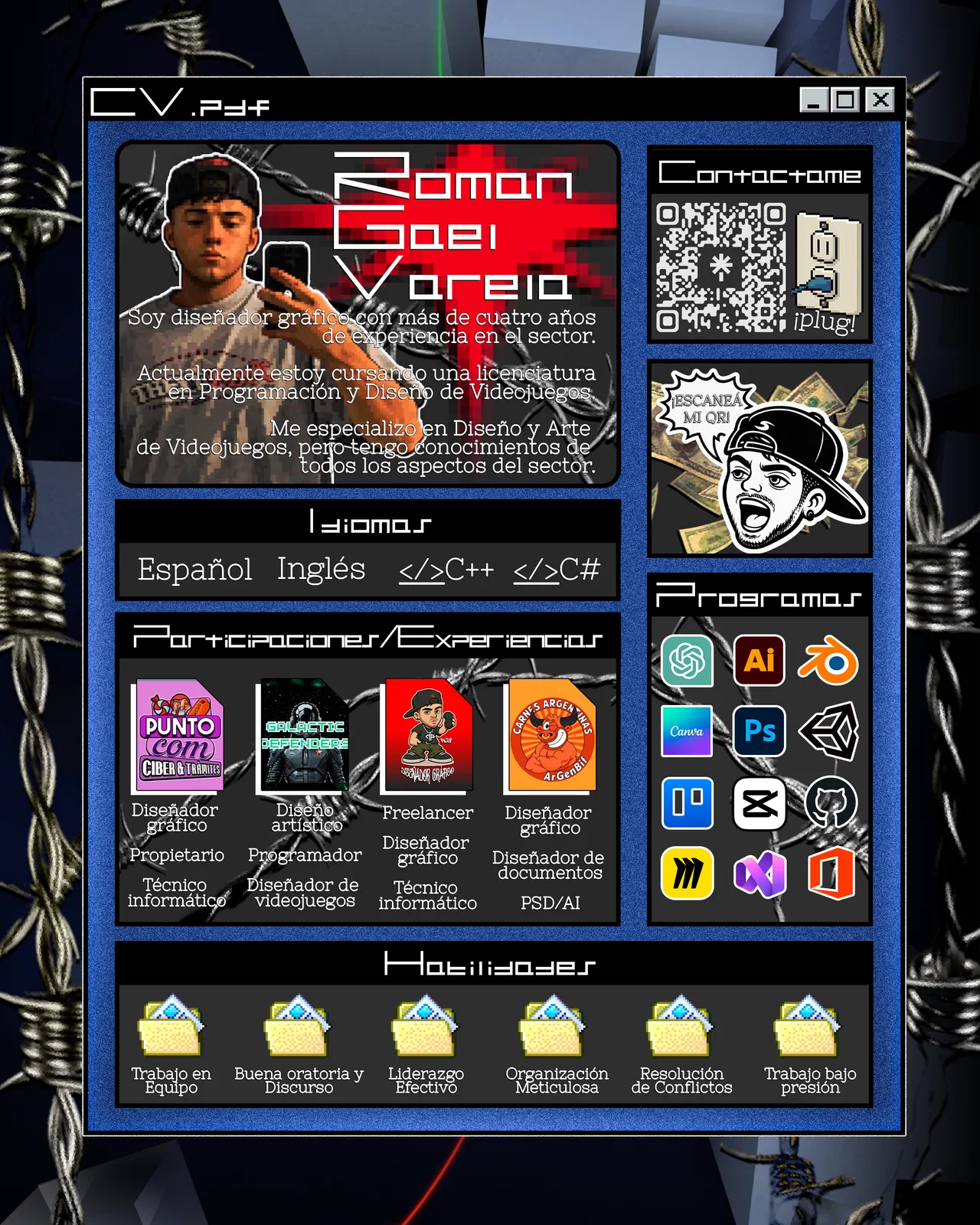 Diseño de CV digital — Escalated