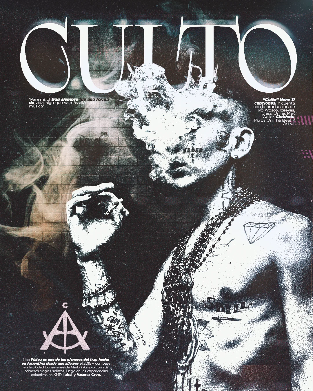 Portada de disco — Neo Pistea, Culto
