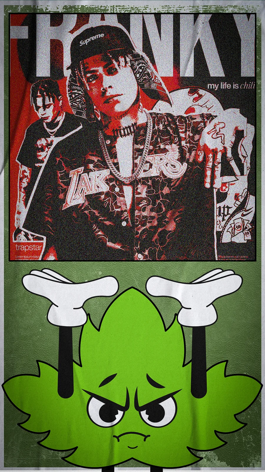 Portada de disco — Neo Pistea, Pistea Trap