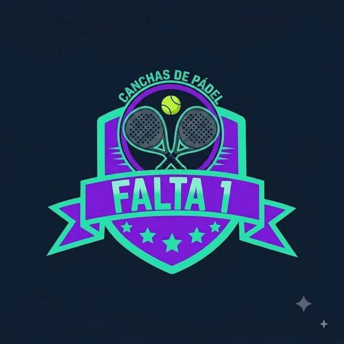 Logo de Falta 1, canchas de pádel
